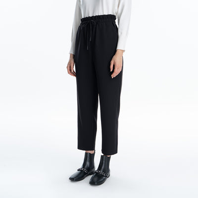 Solid Straight Leg Formal Trouser