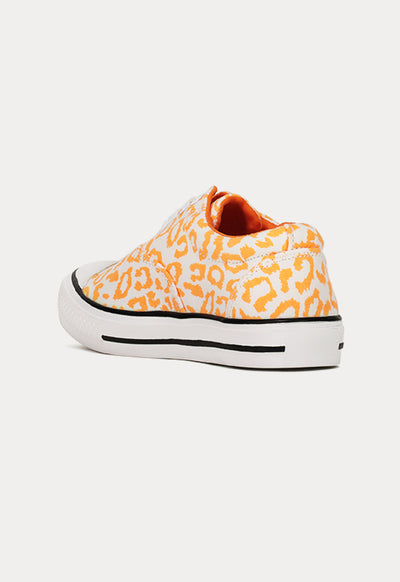 Neon Leopard Print Sneakers