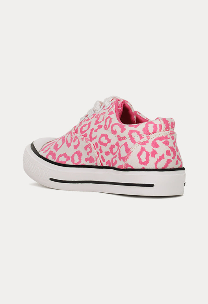 Neon Leopard Print Sneakers