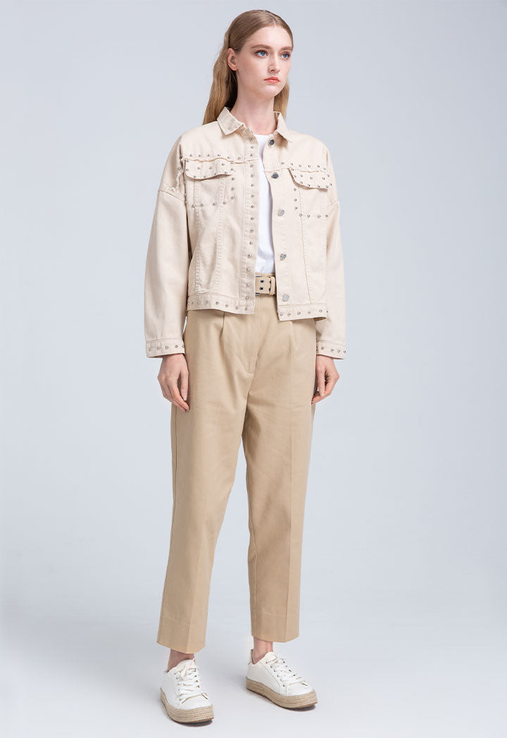 Yoke Studded Outerwear