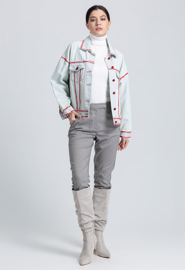 Collared Denim Jacket