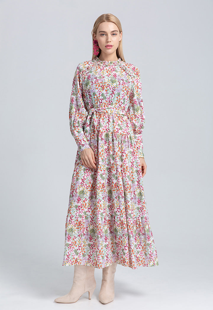 All Over Printed Dress
