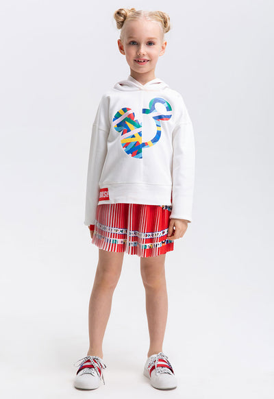 Mickey Mouse Pleated Skirt With Cycling Shorts