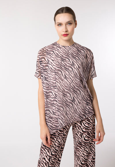 Animal Print Blouse - Fresqa