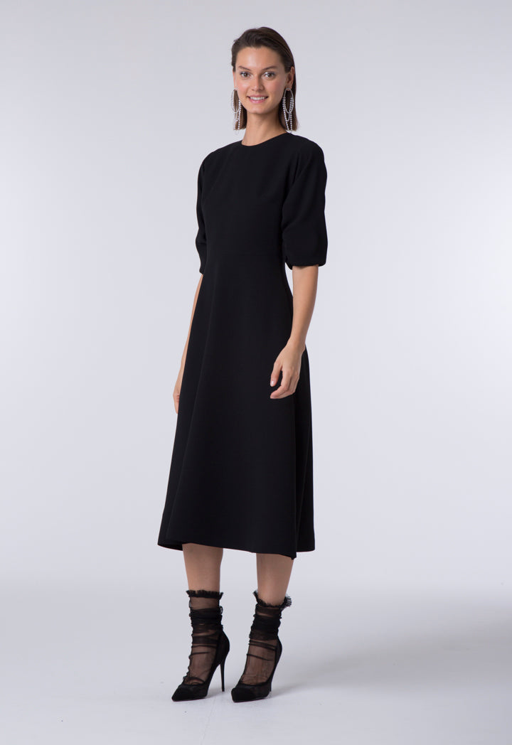 Plain A-Line Dress