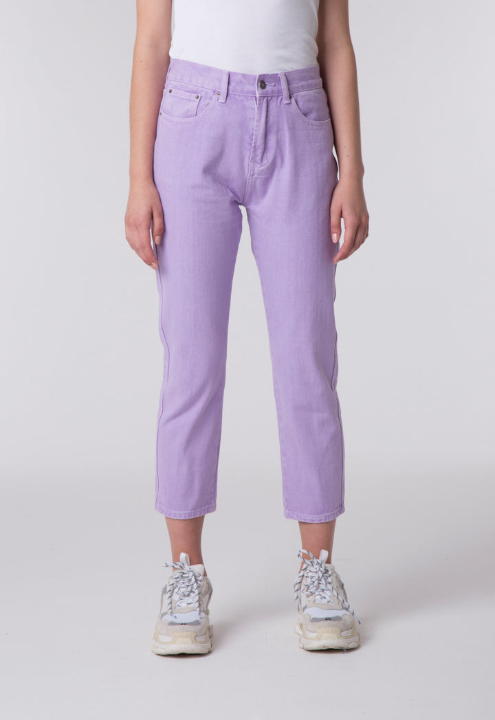 High Waist Cropped Bootcut Pants