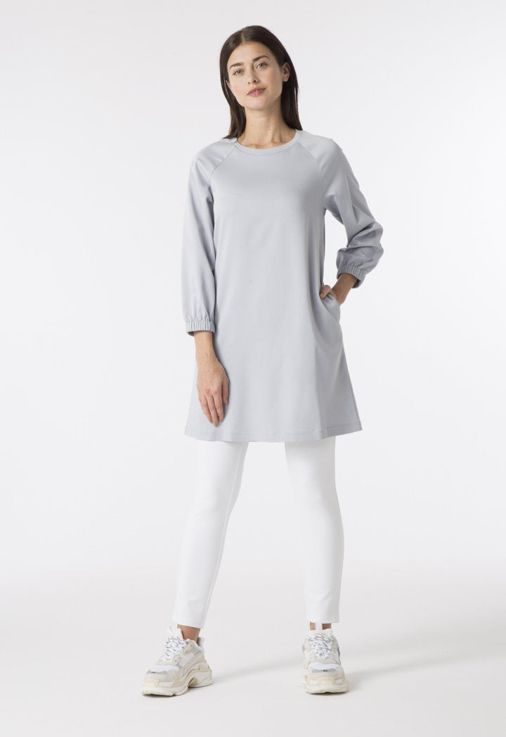 Long Raglan Tunic Top