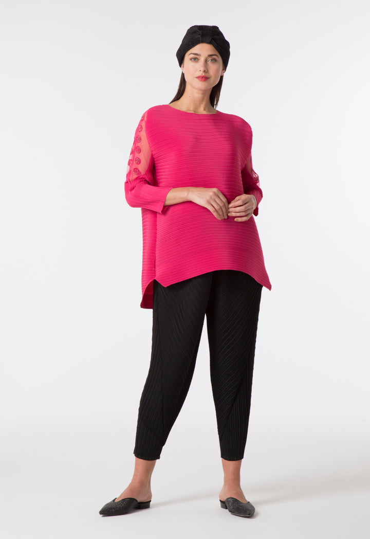 Micro Pleated Blouse