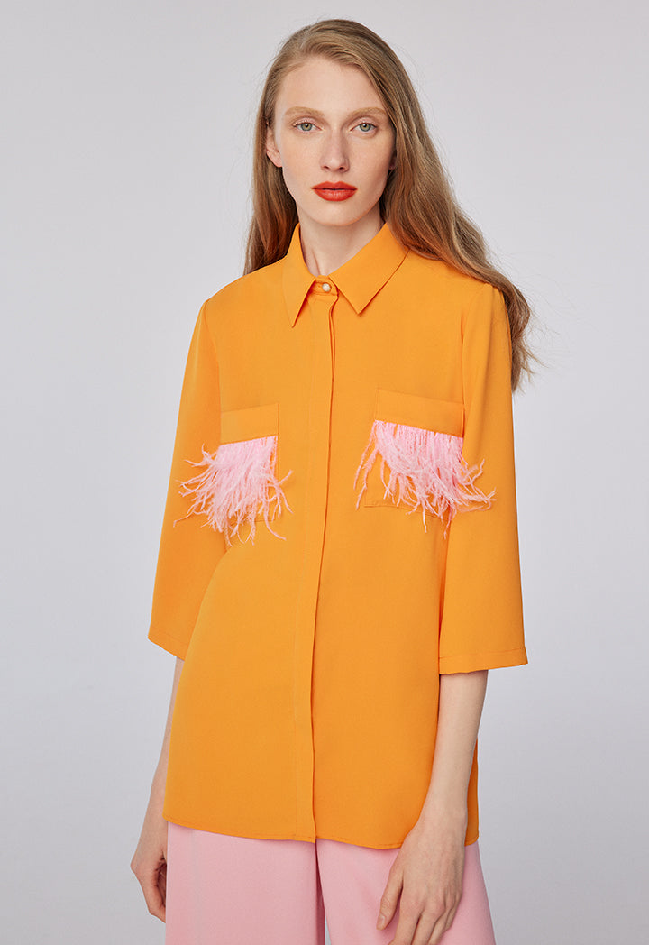 Pocket Fringes Shirt