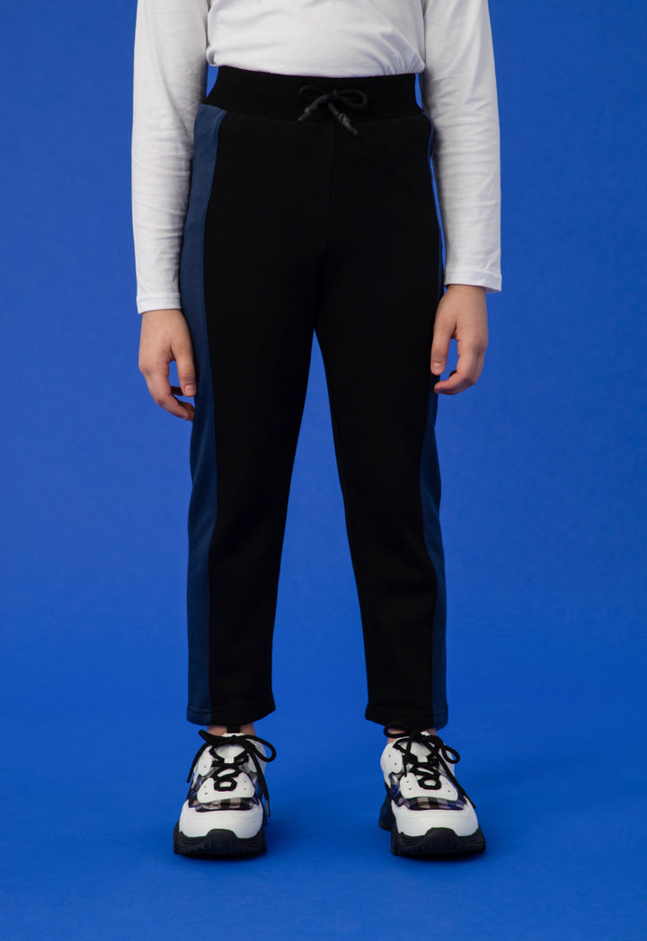 Drawstring Waist Insert Side Ribbed Pants