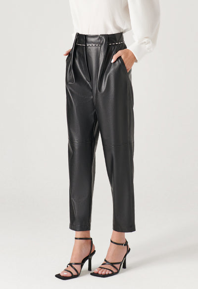 Faux Leather Trouser