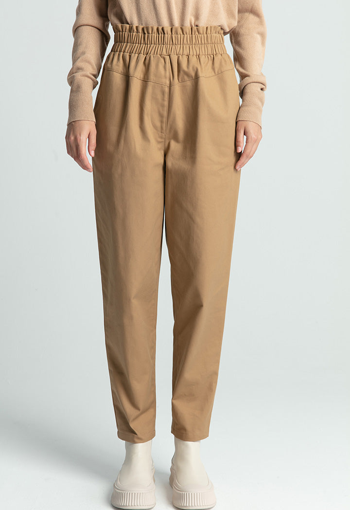 Elasticated High Waist Pants