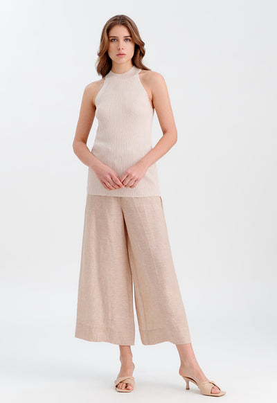 Knitted Sleeveless Solid Top