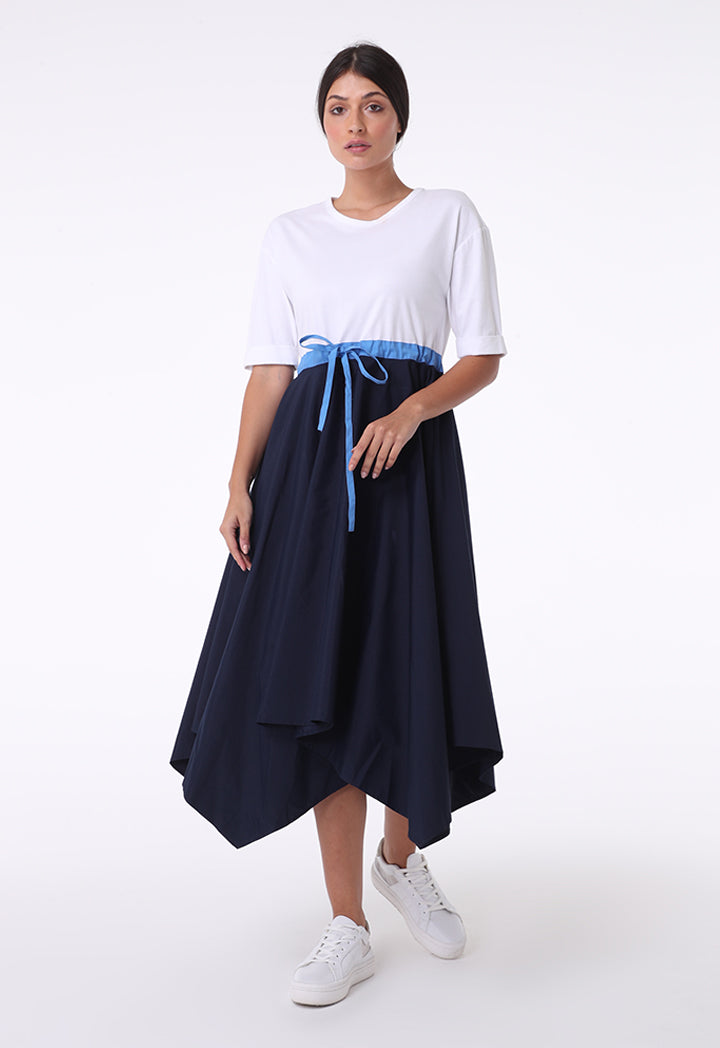 Two Tone Handkerchief Dress