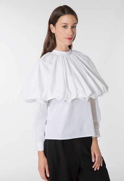 Balloon Yoke Blouse