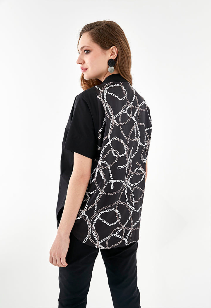Zip Up Blouse