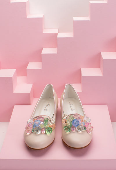Gems Embellished Flat Shoes