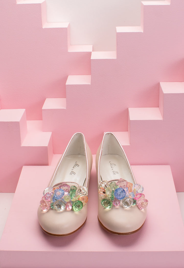 Gems Embellished Flat Shoes