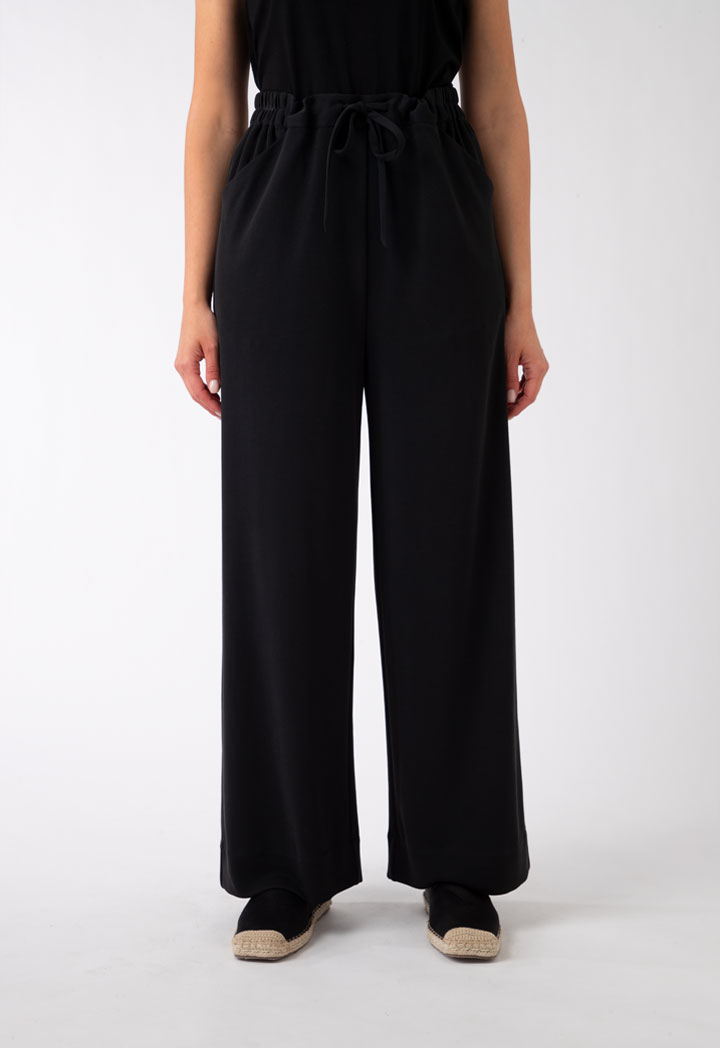 Knitted Wide Leg Trouser