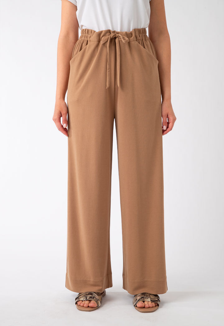 Knitted Wide Leg Trouser
