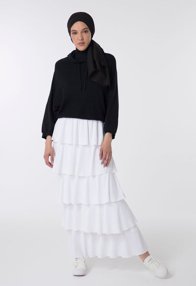 Tiered Layer Ruffle Skirt