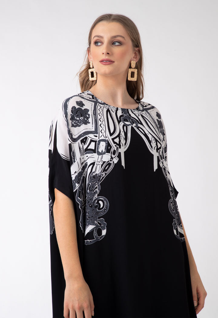 Straight Fit Printed Dress