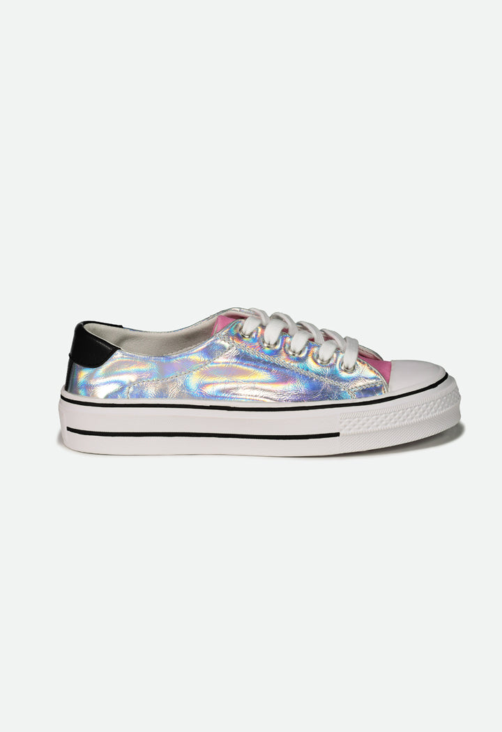 Low Top Hologram Sneakers