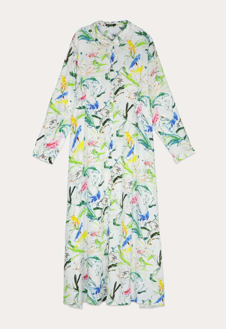 Tropical All-Over Dress - Fresqa