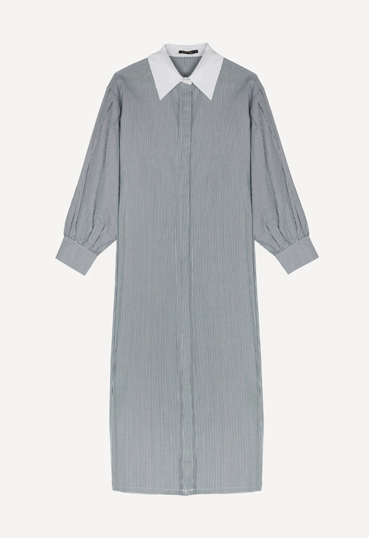 Colored Shirt Dress - Fresqa