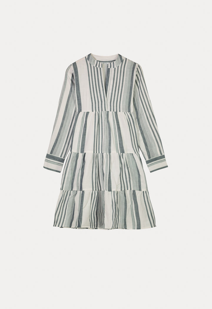 Striped Tiered Dress