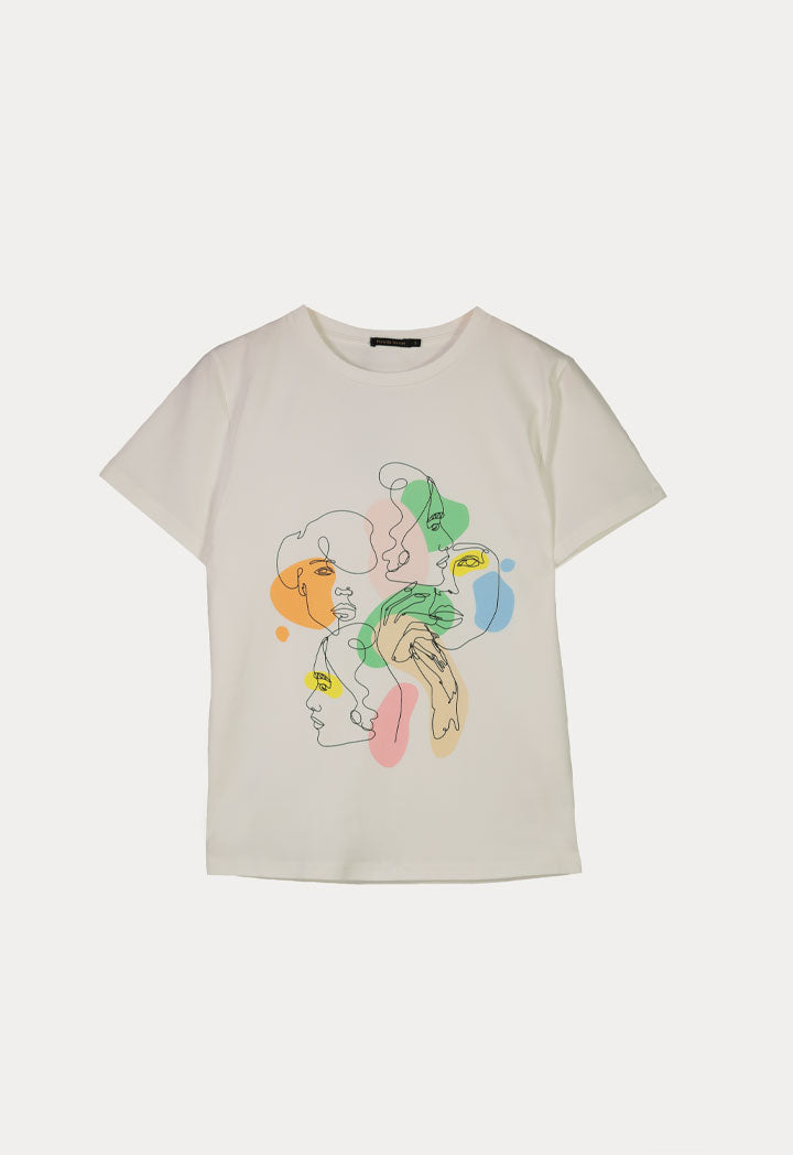 Printed Motif T-Shirt