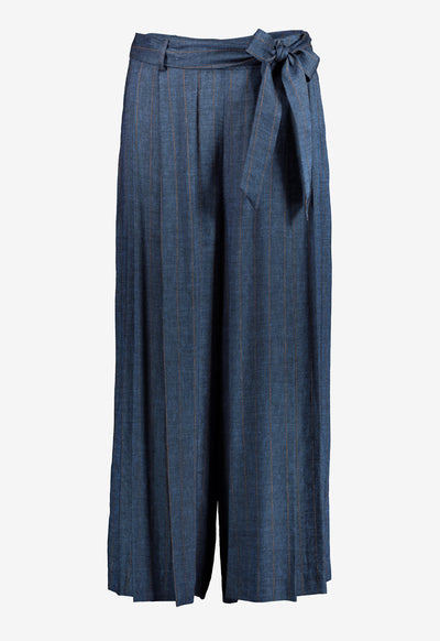 Striped Denim Trouser