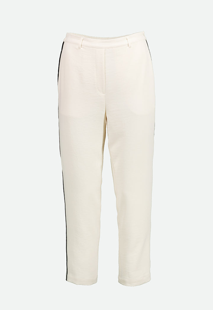 Contrast Side Piping Trim Trouser