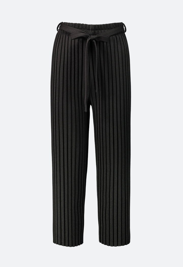 Pleated Straight Leg Trouser