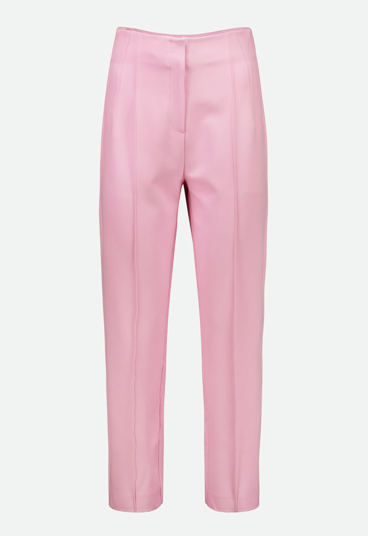 Pink Pintuck High Waist Trouser