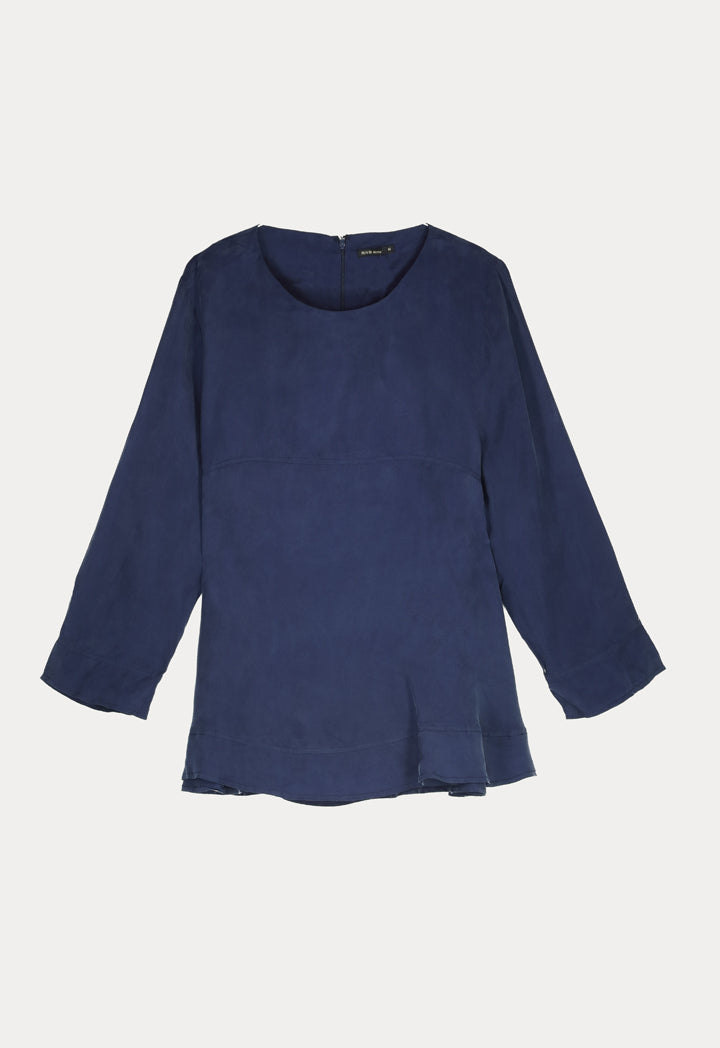 Solid Color Blouse - Fresqa