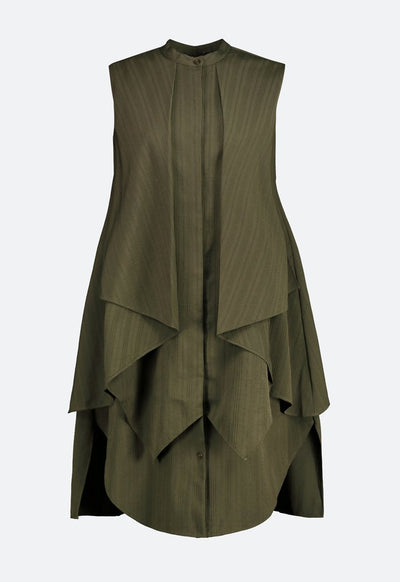 Layered Sleeveless Blouse
