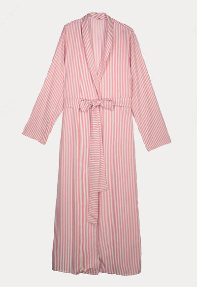 Striped Maxi Outer Jacket - Fresqa