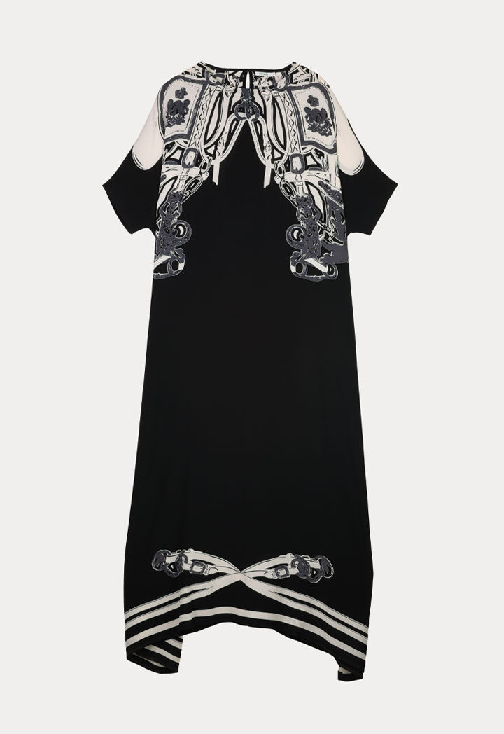 Straight Fit Printed Dress
