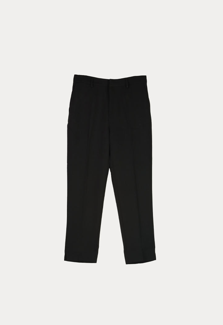 Straight Fit Slit Bottom Trouser