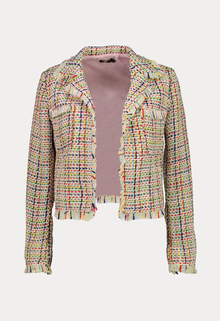 Fringe Edge Tweed Jacket