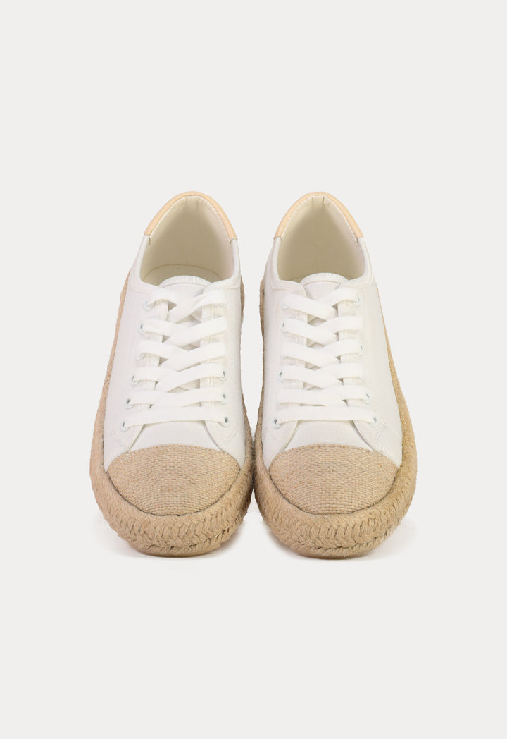 Espadrille Lace Up Sneakers