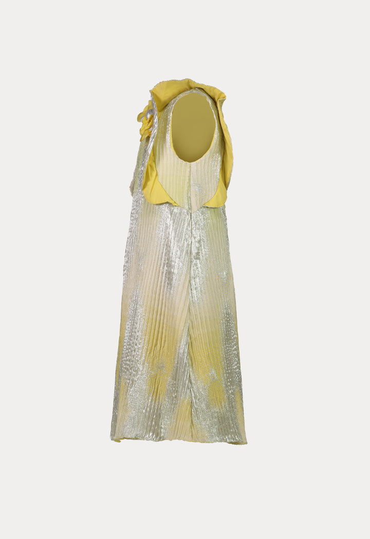 Electric Pleated Dress