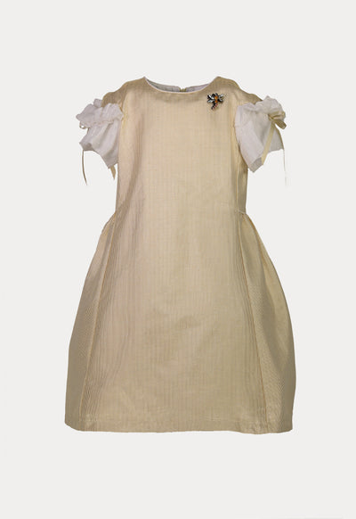 Cute Dress With Brooch