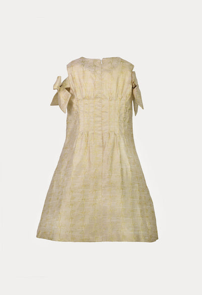 Sleeveless Dress With Armhole Tie