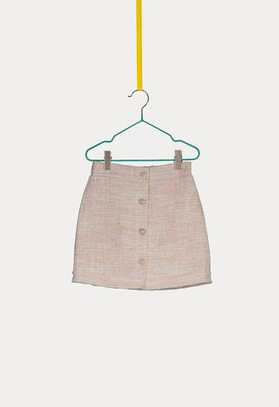 Blouse And Skirt Tweed Set