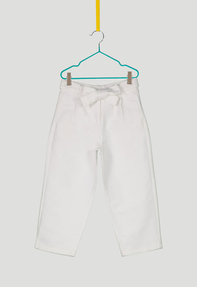 Belted Straight Leg Trouser