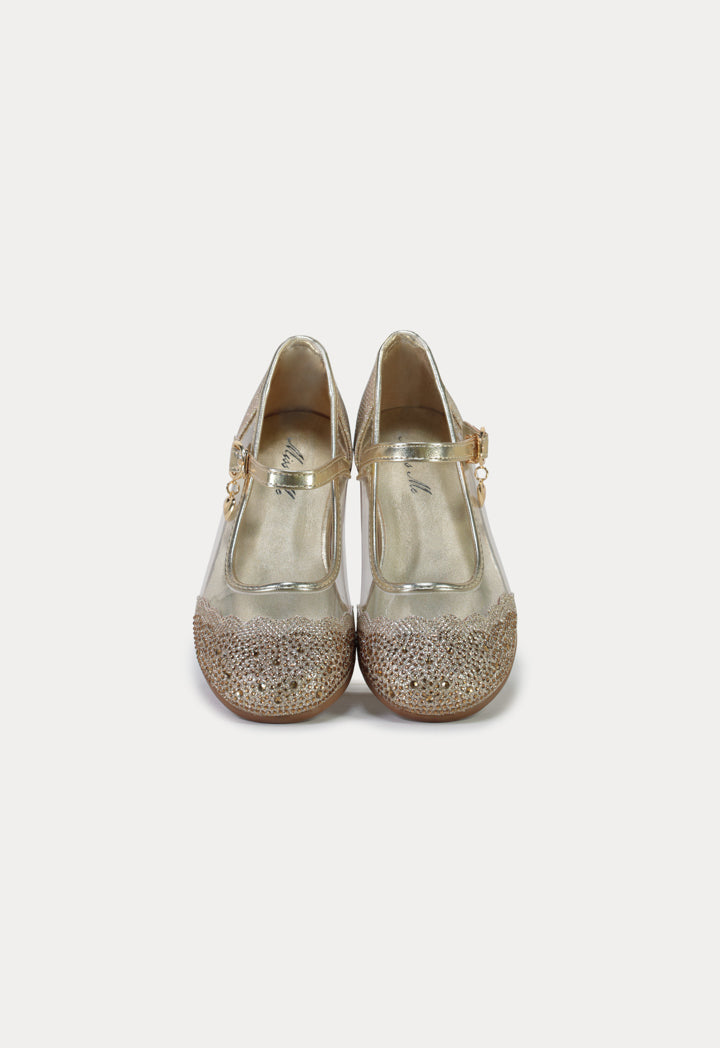 Strass Transparent Party Flat Shoes