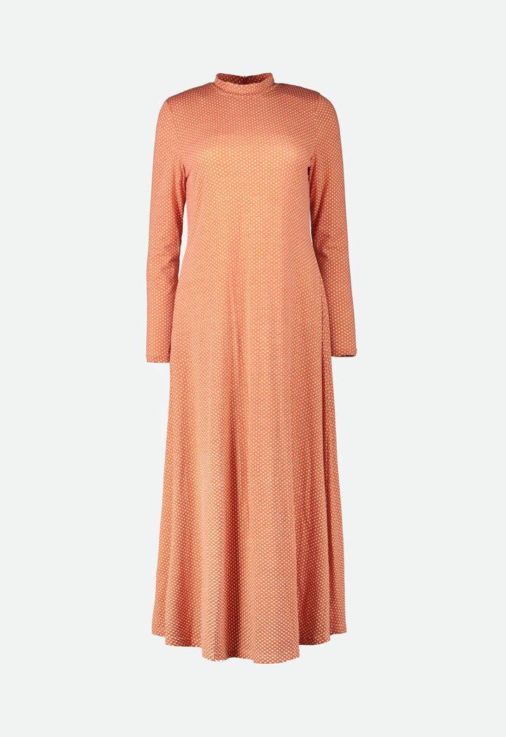 Polka Dot Brown Abaya