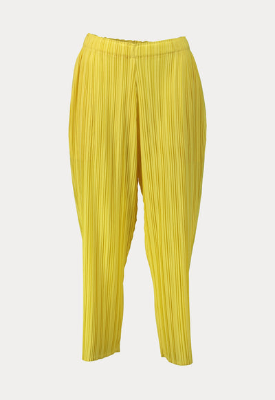 Pleated Cropped Pants